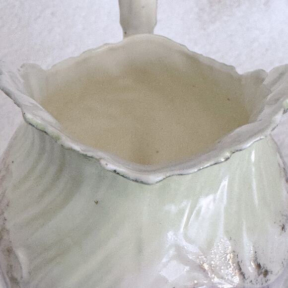 Vintage Delicate Hand Painted Porcelain Cream Pitcher - Picture 3 of 10